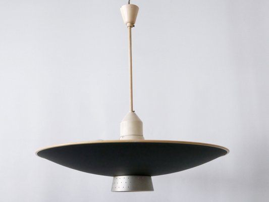 Mid-Century Modern 4-Flamed Dd 39 Pendant Lamp from Philips, Netherlands, 1950s-WPT-1440905