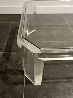 Mid-Century Modern Acrylic Glass & Glass Coffee Table by David Lange, 1970s-LDW-1138852