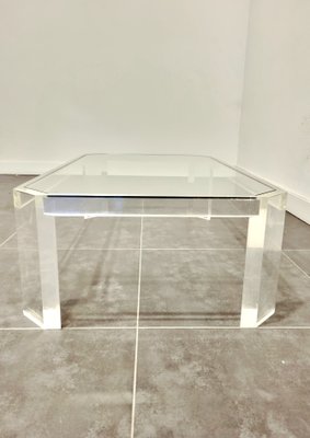 Mid-Century Modern Acrylic Glass & Glass Coffee Table by David Lange, 1970s-LDW-1138852