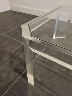 Mid-Century Modern Acrylic Glass & Glass Coffee Table by David Lange, 1970s-LDW-1138852