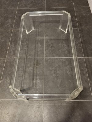 Mid-Century Modern Acrylic Glass & Glass Coffee Table by David Lange, 1970s-LDW-1138852