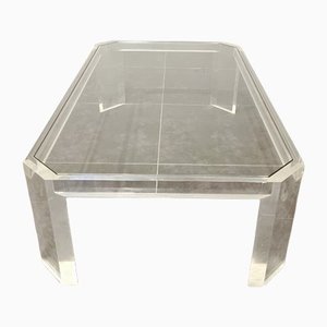 Mid-Century Modern Acrylic Glass & Glass Coffee Table by David Lange, 1970s-LDW-1138852