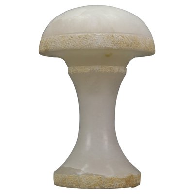 Mid-Century Modern Alabaster Mushroom Lamp, Italy, 1950s-KEG-1230441