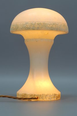 Mid-Century Modern Alabaster Mushroom Lamp, Italy, 1950s-KEG-1230441