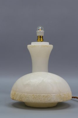 Mid-Century Modern Alabaster Mushroom Lamp, Italy, 1950s-KEG-1230441