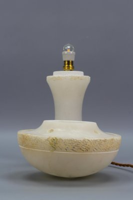 Mid-Century Modern Alabaster Mushroom Lamp, Italy, 1950s-KEG-1230441