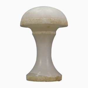 Mid-Century Modern Alabaster Mushroom Lamp, Italy, 1950s-KEG-1230441