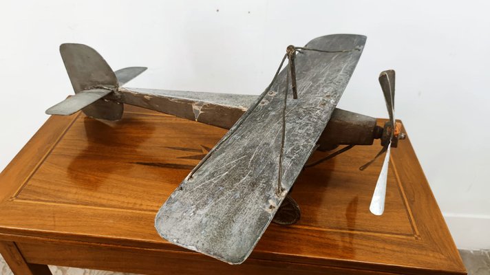 Mid-Century Modern Aluminum Airplane, 1960s-QLH-1029470