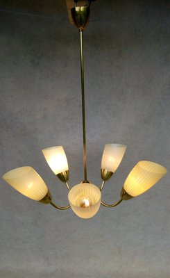 Mid-Century Modern Aluminum Chandelier, 1960s-VIC-925988