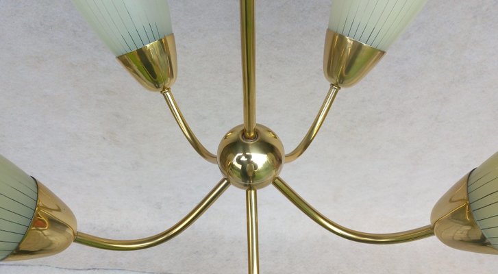 Mid-Century Modern Aluminum Chandelier, 1960s-VIC-925988