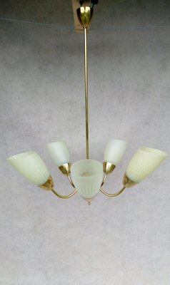 Mid-Century Modern Aluminum Chandelier, 1960s-VIC-925988