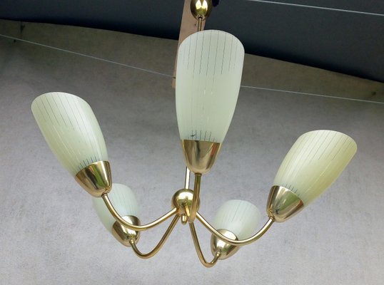 Mid-Century Modern Aluminum Chandelier, 1960s-VIC-925988