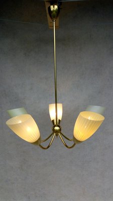 Mid-Century Modern Aluminum Chandelier, 1960s-VIC-925988