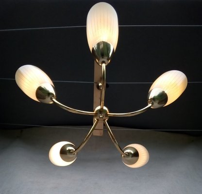 Mid-Century Modern Aluminum Chandelier, 1960s-VIC-925988