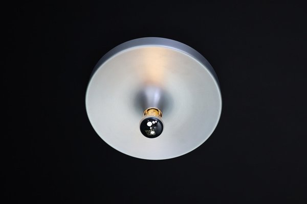 Mid-Century Modern Aluminum Disc Wall Light by Charlotte Perriand, Germany, 1960s-TRW-1750689