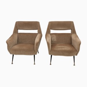 Mid-Century Modern Armchairs attributed to Gigi Radice for Minotti Italia, 1950s, Set of 2-FER-1756651