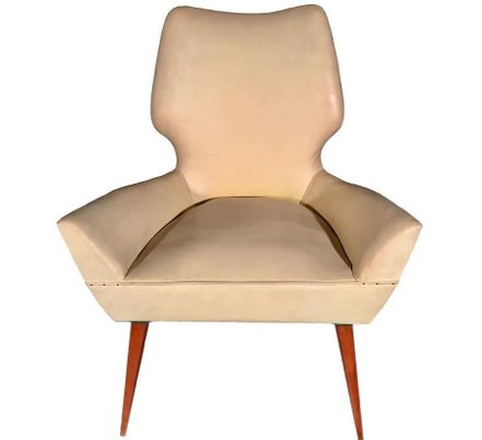 Mid-Century Modern Armchairs in the Style of Gio Ponti, 1950s, Set of 2-MBH-1031804