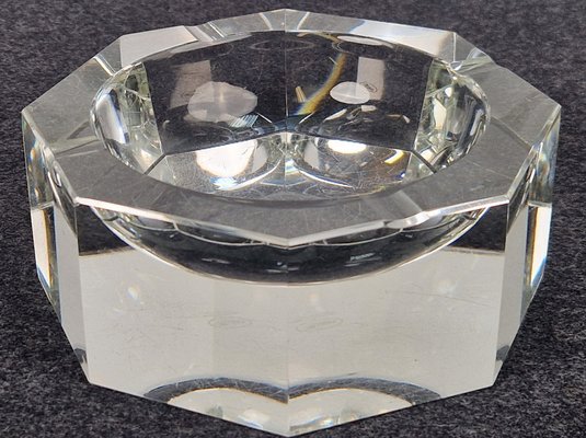 Mid-Century Modern Art Nouveau Style Crystal Ashtray from Moser, 1940s-AXJ-1749448