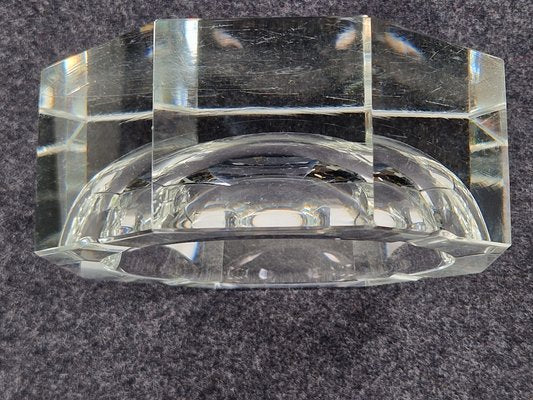 Mid-Century Modern Art Nouveau Style Crystal Ashtray from Moser, 1940s-AXJ-1749448