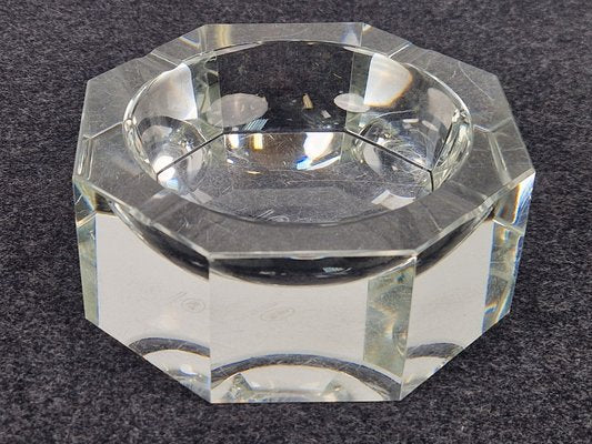 Mid-Century Modern Art Nouveau Style Crystal Ashtray from Moser, 1940s-AXJ-1749448