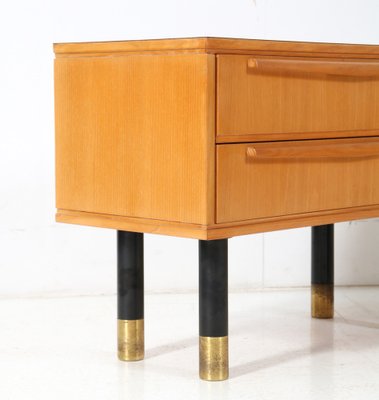 Mid-Century Modern Ash Nightstands or Bedside Tables, 1950s, Set of 2-MY-1804487