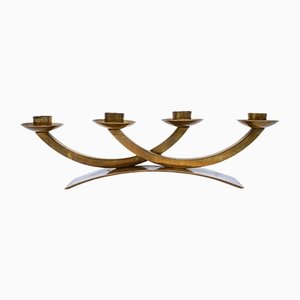 Mid-Century Modern Austrian Brass Candelabra, 1950s-KQB-1175252