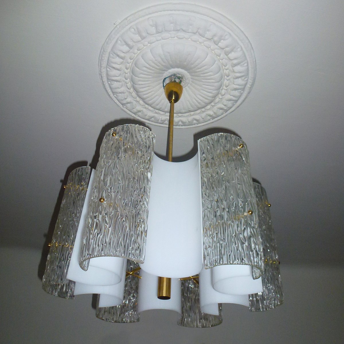 Mid-Century Modern Austrian Chandelier by Julius Kalmar, 1960s