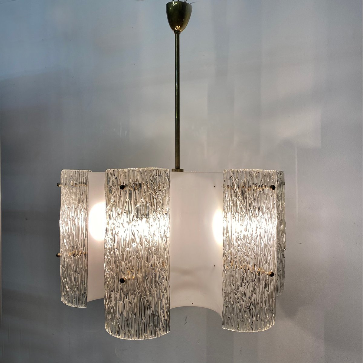 Mid-Century Modern Austrian Chandelier by Julius Kalmar, 1960s