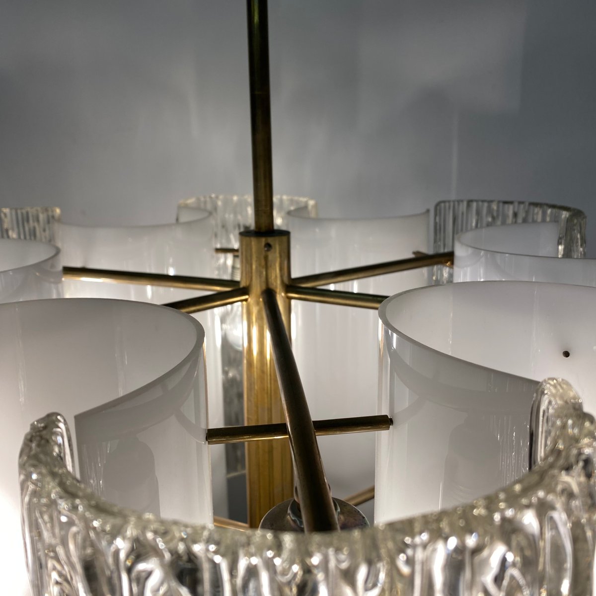 Mid-Century Modern Austrian Chandelier by Julius Kalmar, 1960s