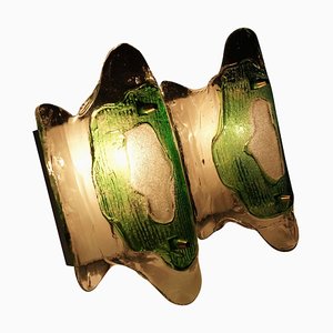 Mid-Century Modern Austrian Green Glass Wall Light by J.T. Kalmar, 1969-BAF-763461