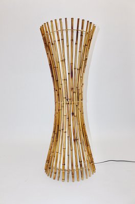 Mid-Century Modern Bamboo Lamp, Italy, 1960s-NB-953952