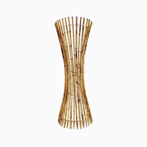 Mid-Century Modern Bamboo Lamp, Italy, 1960s-NB-953952