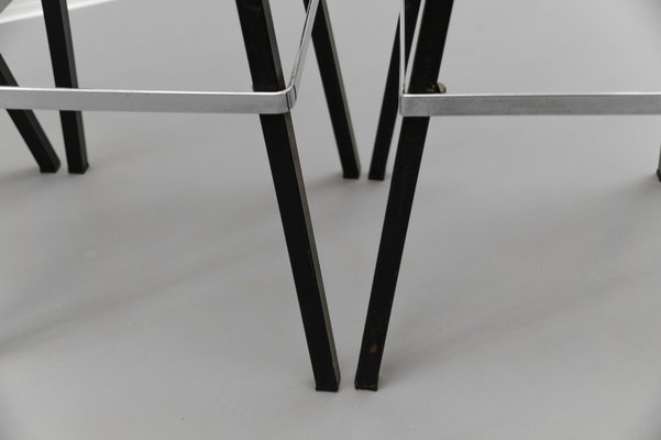 Mid-Century Modern Bar Stools, 1950s, Set of 5-KQB-2028862