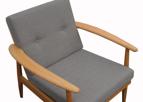 Mid-Century Modern Beech Armchair, 1960s-PF-561526