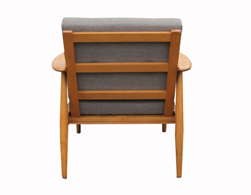 Mid-Century Modern Beech Armchair, 1960s-PF-561526