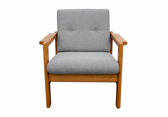 Mid-Century Modern Beech Armchair, 1970s-PF-561532