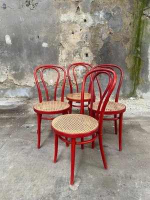 Mid-Century Modern Bent Chairs, 1960s, Set of 4-DHH-1814534