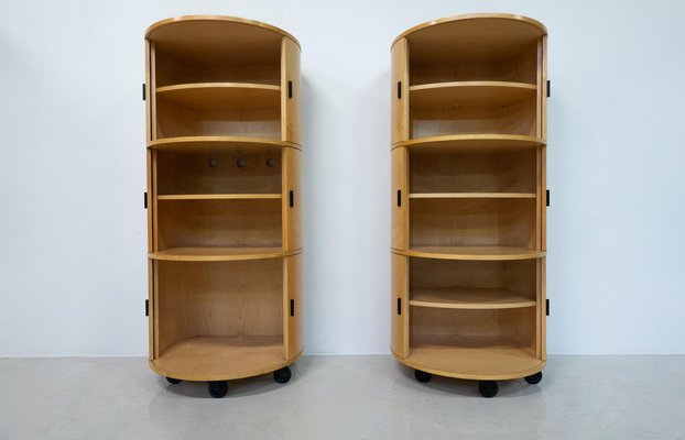 Mid-Century Modern Big O Cabinets by Dirk Meylaerts, 1990s, Set of 2-FGA-1782273