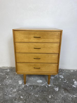 Mid-Century Modern Birch Drawer Cabinet by Cees Braakman, 1950s-DE-1001382