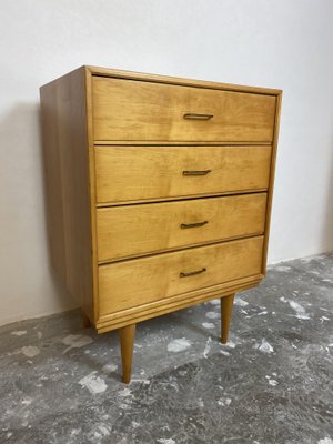 Mid-Century Modern Birch Drawer Cabinet by Cees Braakman, 1950s-DE-1001382