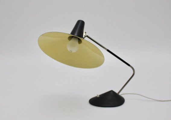 Mid-Century Modern Black Table Lamp, 1950s-NB-764705