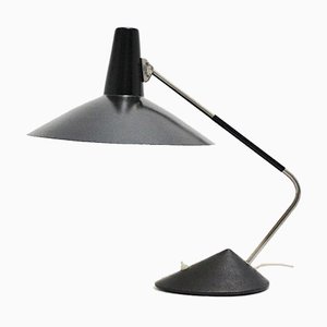 Mid-Century Modern Black Table Lamp, 1950s-NB-764705