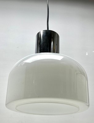 Mid-Century Modern Blown Glass Pendant Suspension Fixture from Glashütte Limburg, 1965-MJY-1394558