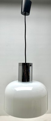 Mid-Century Modern Blown Glass Pendant Suspension Fixture from Glashütte Limburg, 1965-MJY-1394558