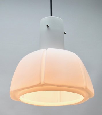 Mid-Century Modern Blown Glass Pendant/Suspension Fixture from Glashütte Limburg-MJY-1150382