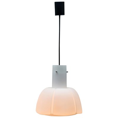 Mid-Century Modern Blown Glass Pendant/Suspension Fixture from Glashütte Limburg-MJY-1150382