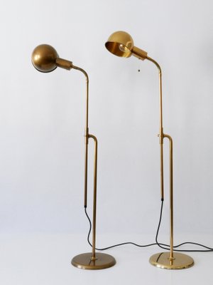 Mid-Century Modern Bola Reading Floor Lamps by Florian Schulz, 1970s, Set of 2-WPT-1282653