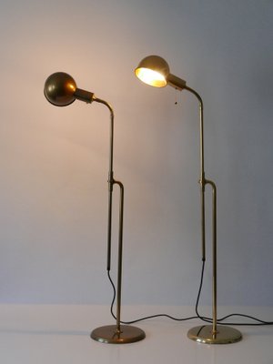 Mid-Century Modern Bola Reading Floor Lamps by Florian Schulz, 1970s, Set of 2-WPT-1282653