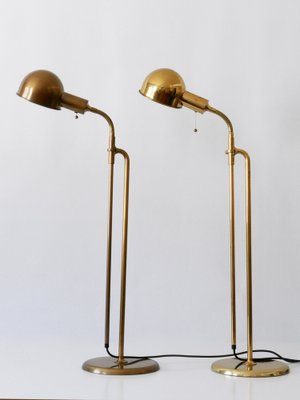 Mid-Century Modern Bola Reading Floor Lamps by Florian Schulz, 1970s, Set of 2-WPT-1282653