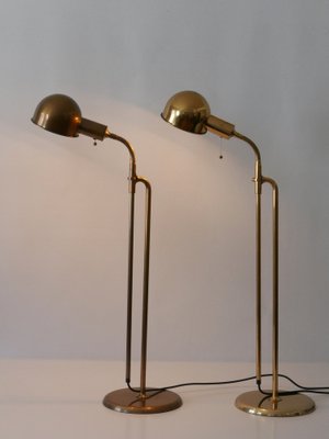 Mid-Century Modern Bola Reading Floor Lamps by Florian Schulz, 1970s, Set of 2-WPT-1282653